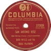 Original Recording Label of San Antonio Rose by Bob Wills And His Texas Playboys
