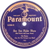 Original Recording Label of See See Rider by Ma Rainey and Her Georgia Jazz Band