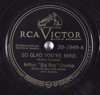 Original Recording Label of So Glad You're Mine by Arthur Big Boy Crudup