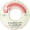 Original Recording Label of Steamroller Blues by The Masqueraders