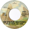 Original Recording Label of Susan When She Tried by Statler Brothers