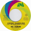 Original Recording Label of Sweet Caroline by Neil Diamond