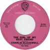 Original Recording Label of The Girl Of My Best Friend by Charlie Blackwell