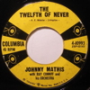 Original Recording Label of The Twelfth Of Never by Johnny Mathis