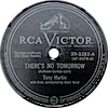 Original Recording Label of There's No Tomorrow by Tony Martin