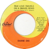 Original Recording Label of True Love Travels On A Gravel Road by Duane Dee