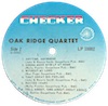 Original Recording Label of Wasted Years by Oak Ridge Quartet