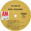 Original Recording Label of Where Do I Go From Here by Paul Williams