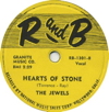 Original Recording Label of Hearts Of Stone by The Jewels
