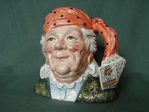 Royal Doulton RD character jug large Fortune Teller jug of the year 1991 D6874