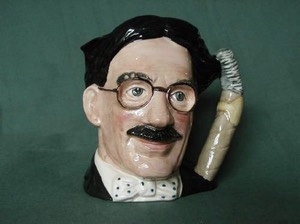 Royal Doulton RD character jug large Groucho Marx D6710