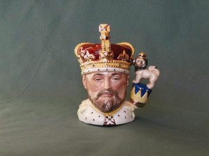 Royal Doulton RD character jug medium King Edward VII D6923