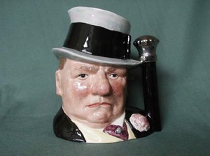 Royal Doulton RD character jug large W C Fields D6674